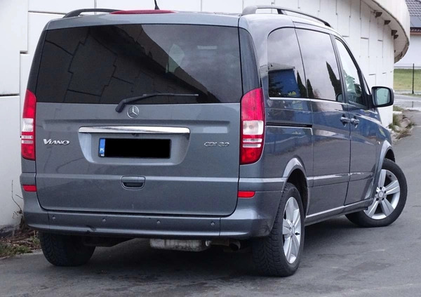 Mercedes-Benz Viano cena 79900 przebieg: 261000, rok produkcji 2012 z Czarna Woda małe 254